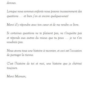 maman – de toi à moi