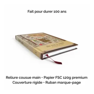 journal grand mere reliure cousue qualite