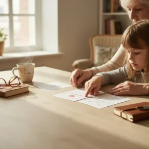 activite mamie petite fille