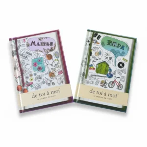 coffret journal maman + papa — fête des mères & pères
